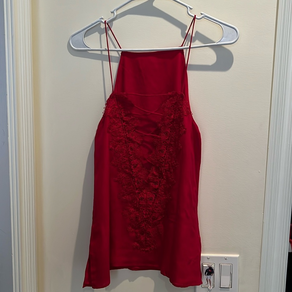 The Charlie Cami in red